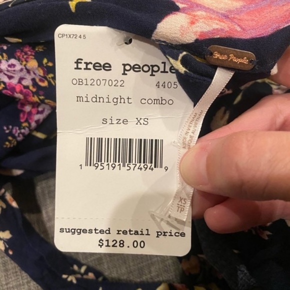 Free People Tate Tunic or Dress Open Back XS NWT - Picture 8 of 10